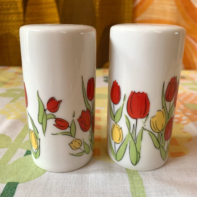 画像: RD/YE Tulips Salt&Pepper 2P