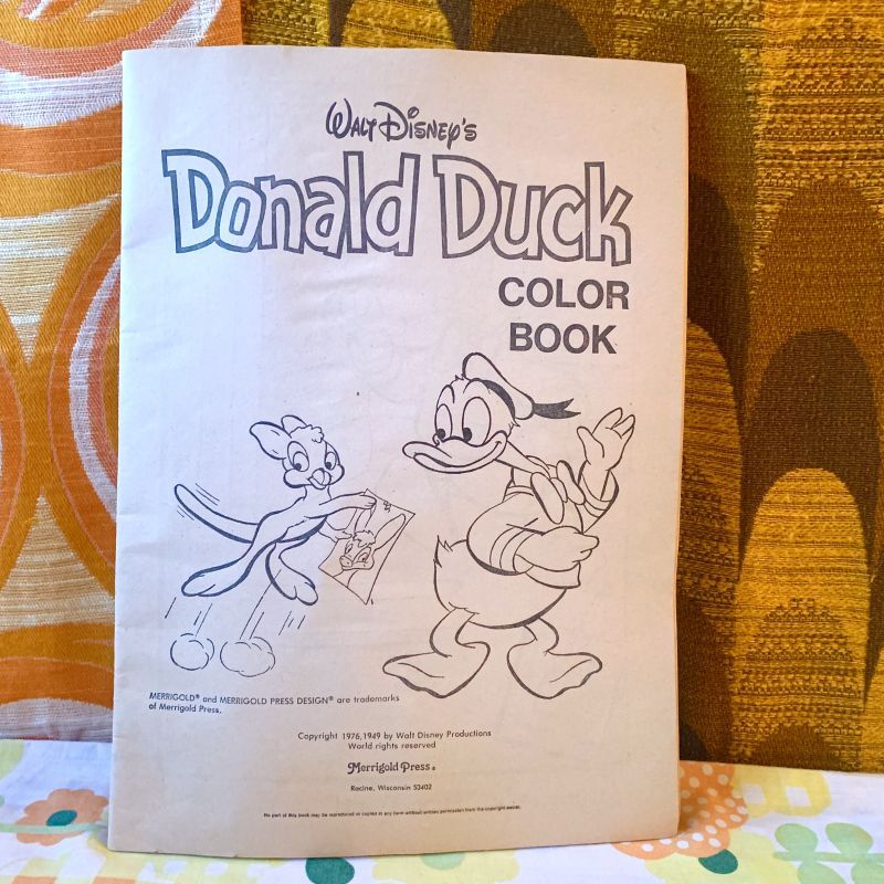 画像: Donald  Duck Color Book