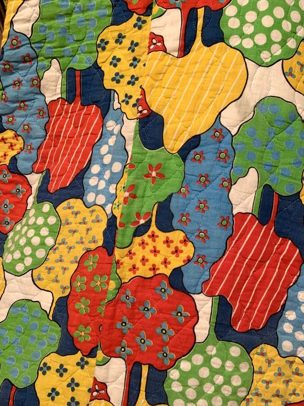 画像: Patchwork柄 quilting cover