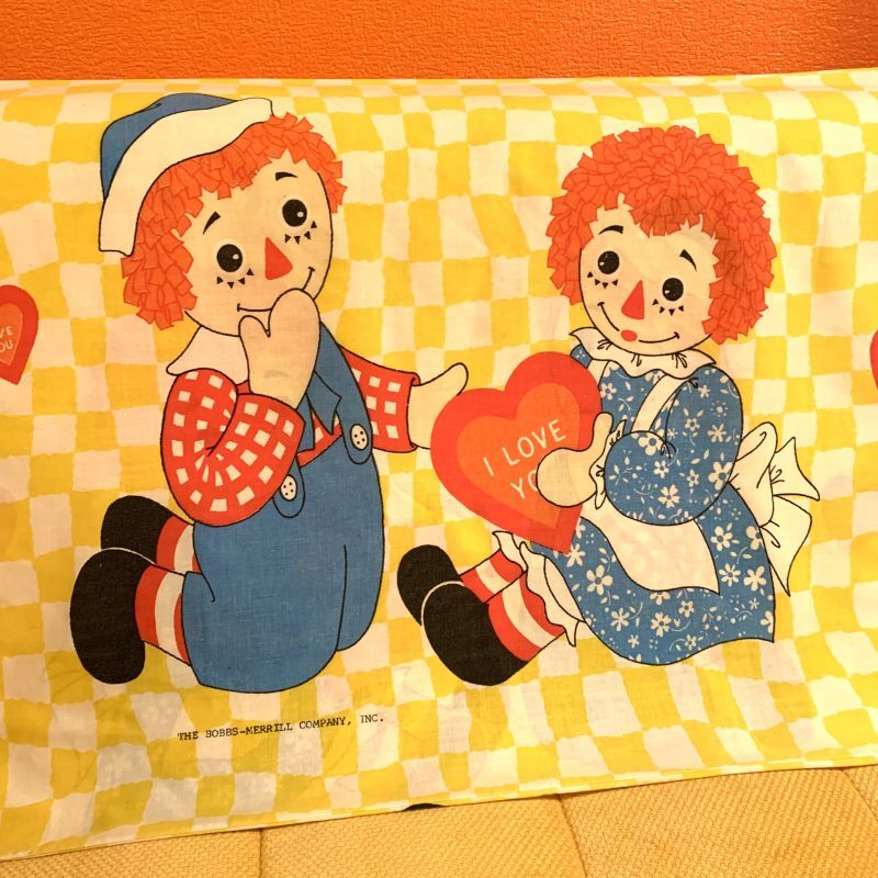 画像: Raggedy Ann＆Andy Pillowcase