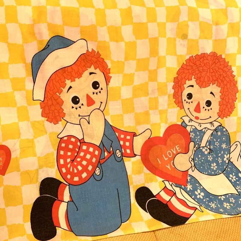 画像: Raggedy Ann＆Andy Pillowcase