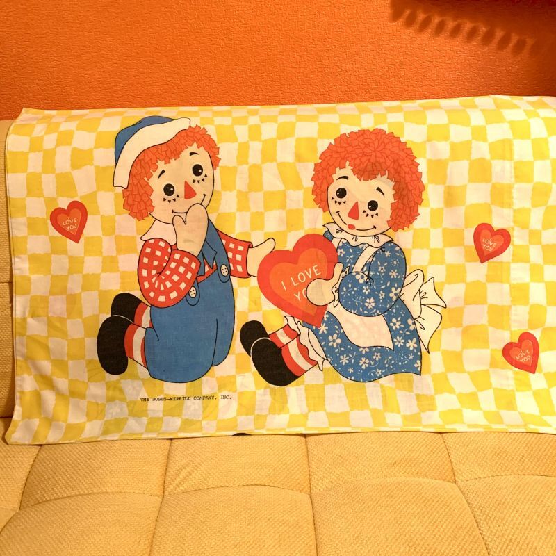 画像: Raggedy Ann＆Andy Pillowcase