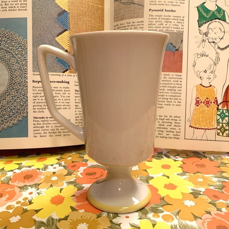 画像: OR/YE FLOWER脚付きMug