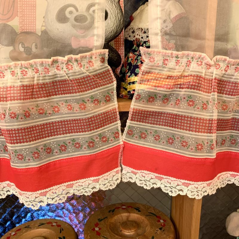 画像: Vintage Organdy Curtain set