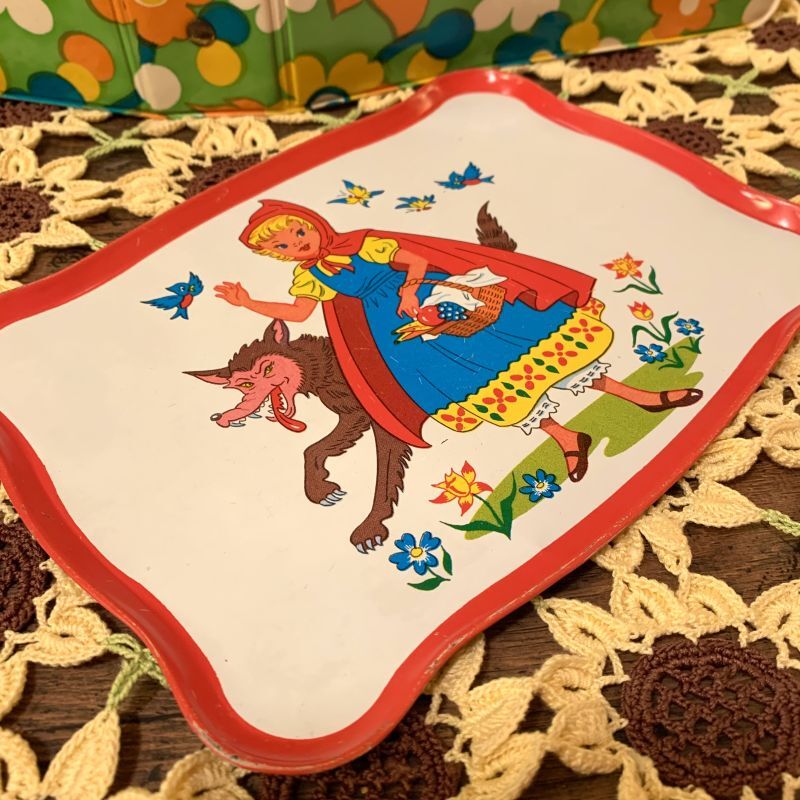 画像: Little Red Riding Hood Tin tray