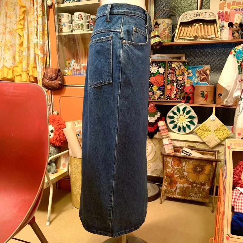 画像: Front button Denim Skirt