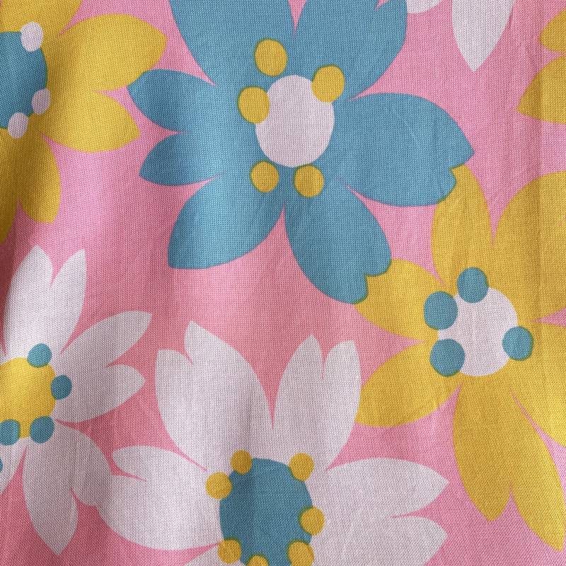 画像: レトロFLOWER Cut Cloth（大判）