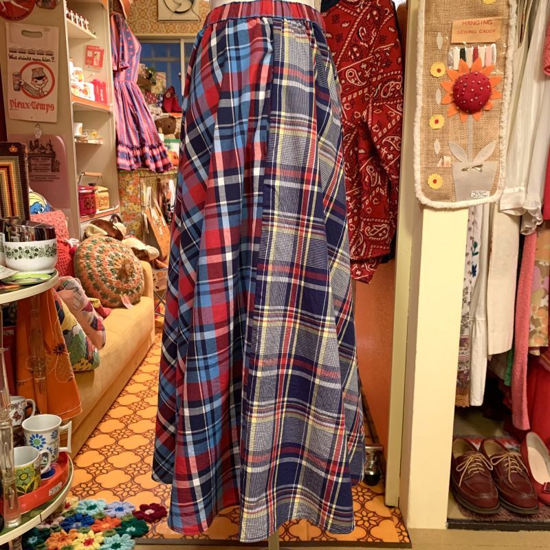 画像: Plaid Switching Skirt