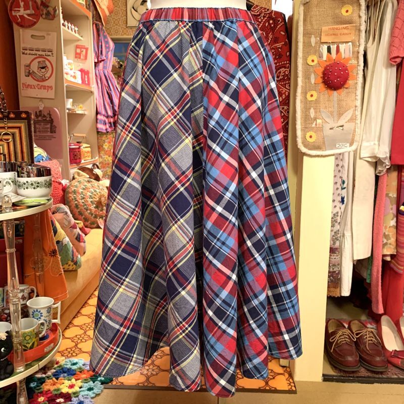 画像: Plaid Switching Skirt