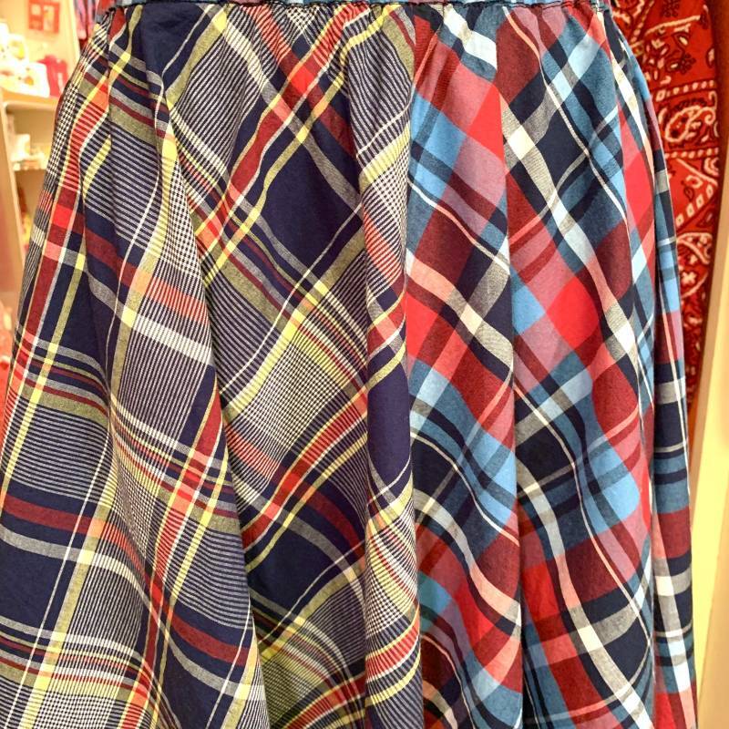 画像: Plaid Switching Skirt