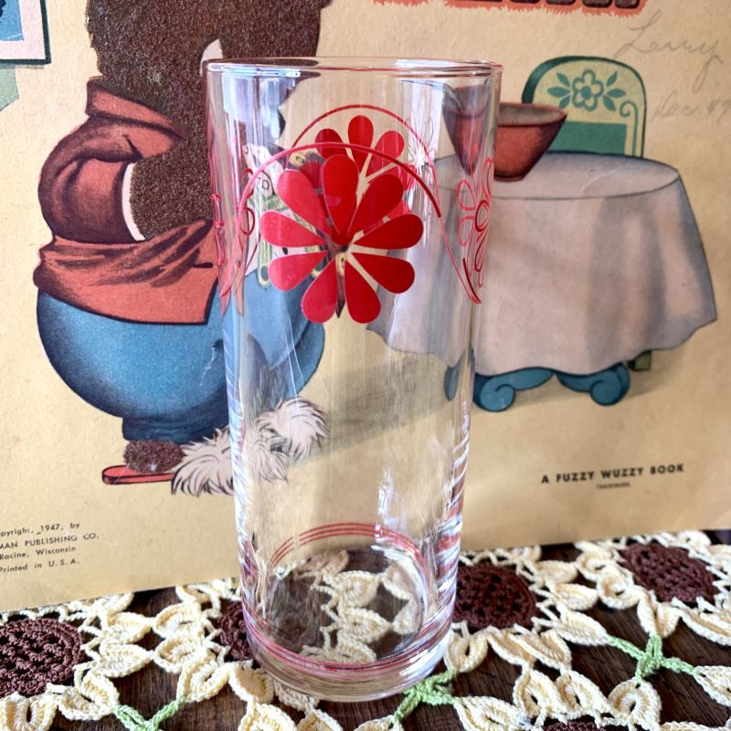 画像: Mat・Clear Flower glass （RD）