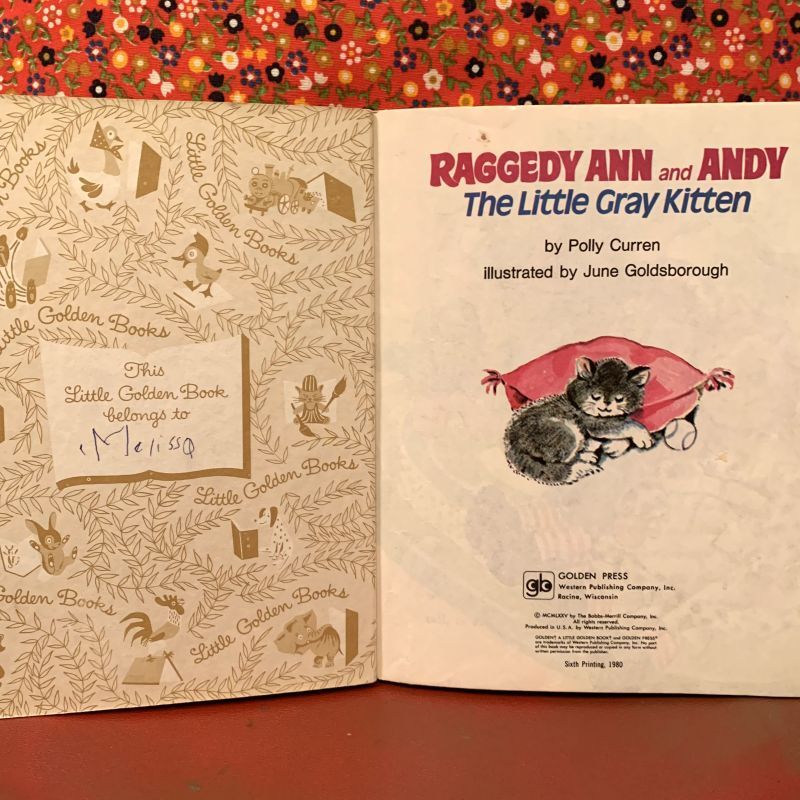 画像: RAGGEDY ANNandANDY The Little Gray Kitten Picture book