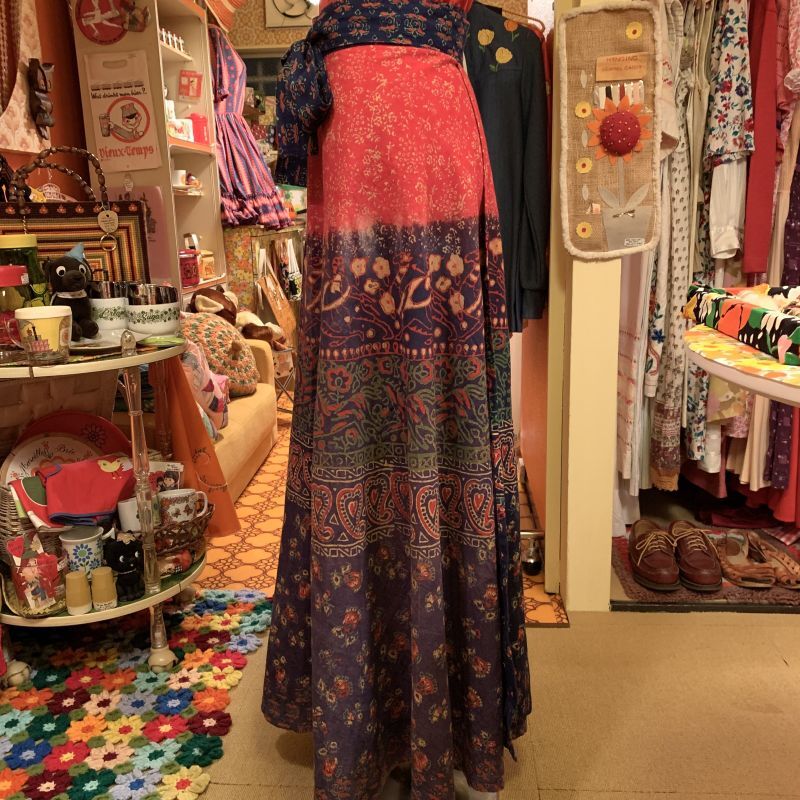 画像: Indian cotton  wrap skirt