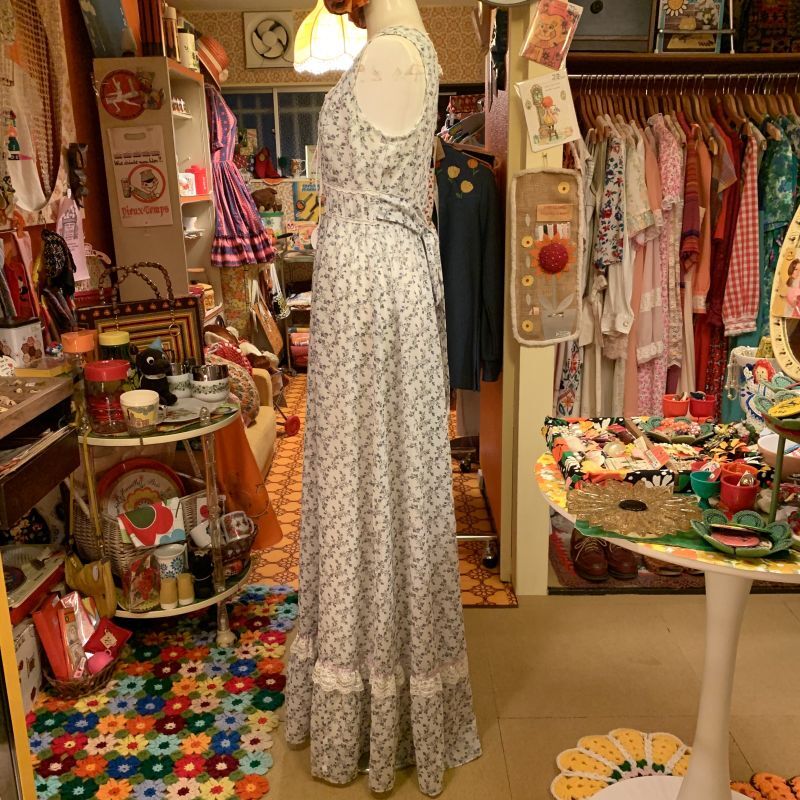 画像: Floral pattern long dress