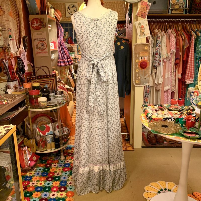 画像: Floral pattern long dress