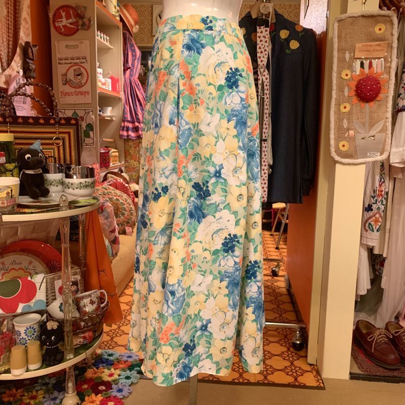 画像: Floral pattern skirt
