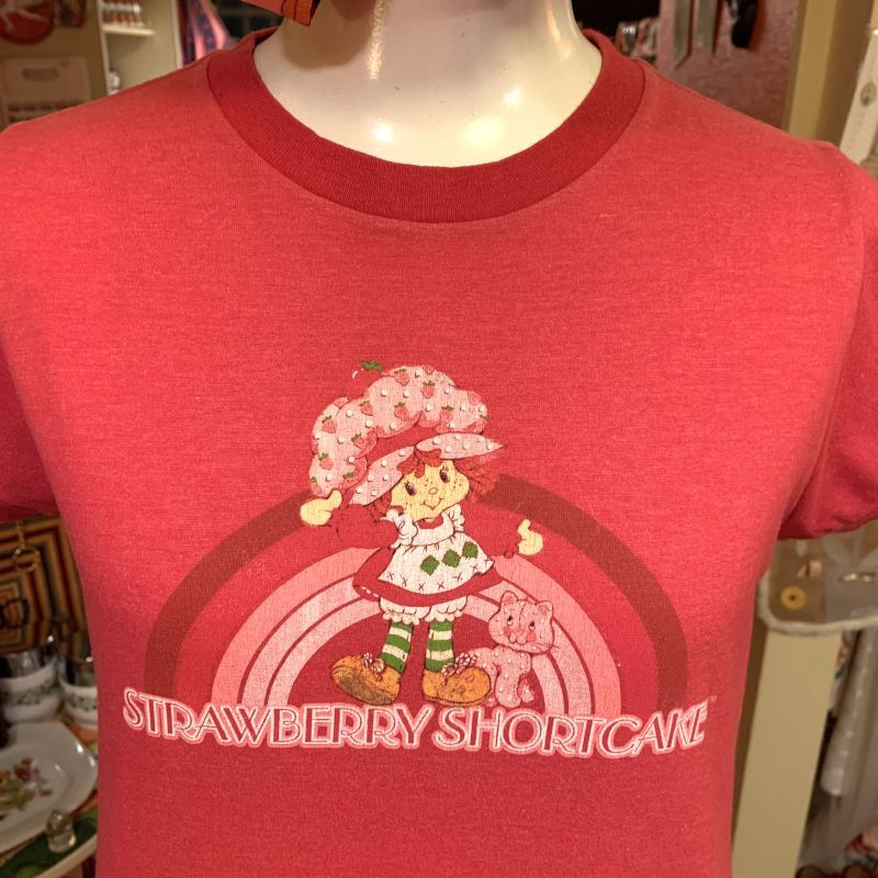 画像: Strawberry shortcake Kid's リンガーtee