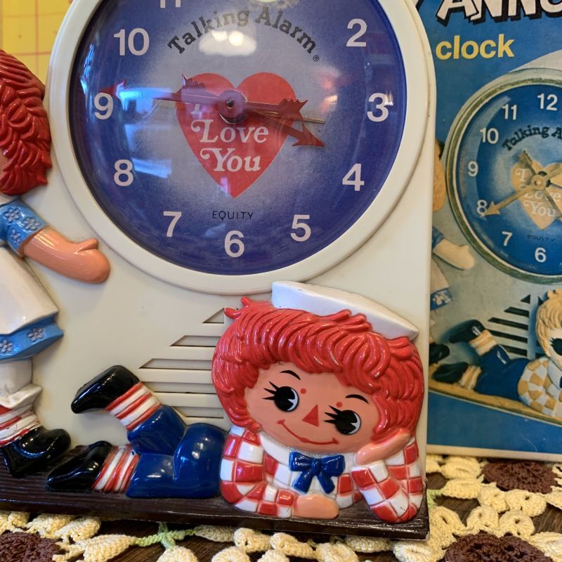 画像: Vintage Raggedy Ann&Andy Clock