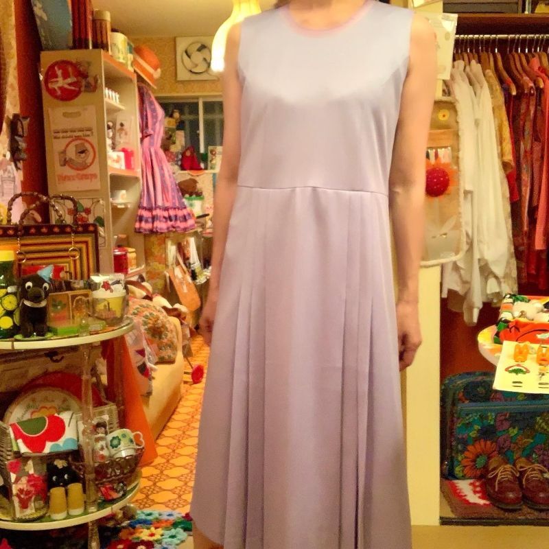 画像3: Stitch line sleeveless dress