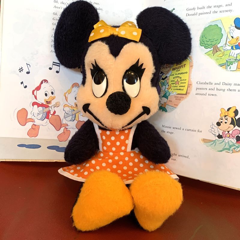 画像1: Vintage Minnie Mouse Plush Doll