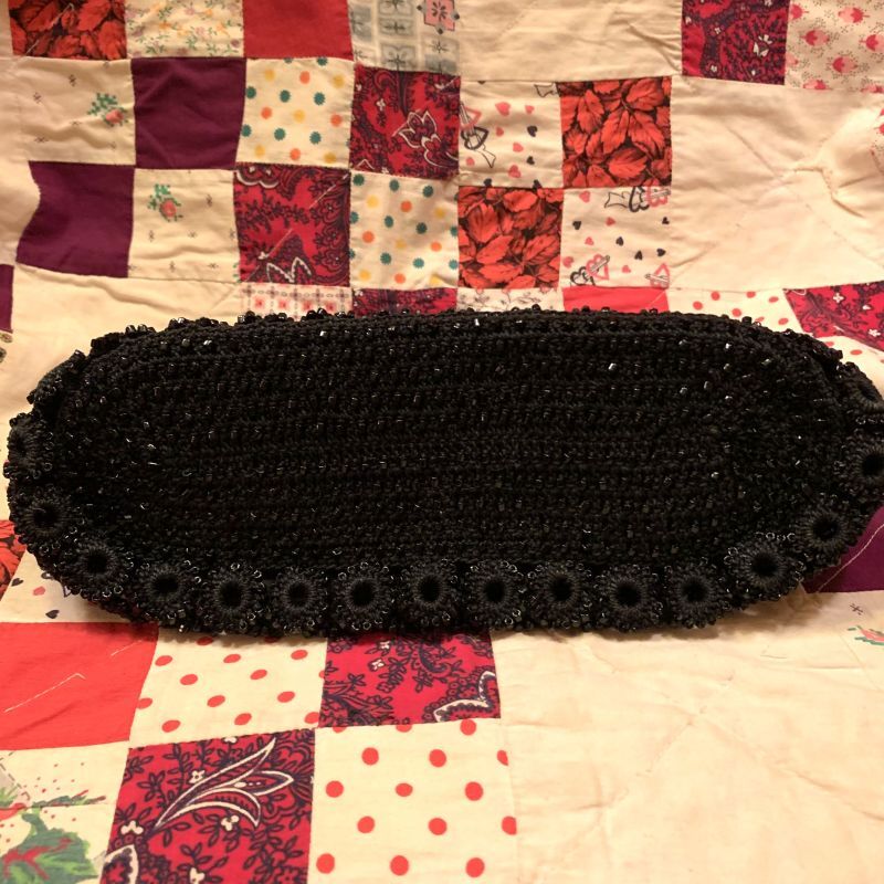画像4: Vintage Black bead bag