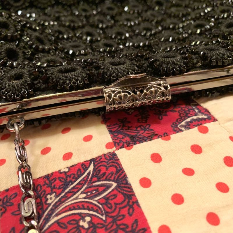 画像3: Vintage Black bead bag
