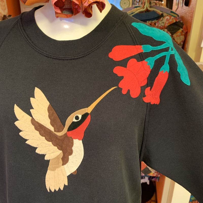 画像: Bird&Flower suedepatch sweat