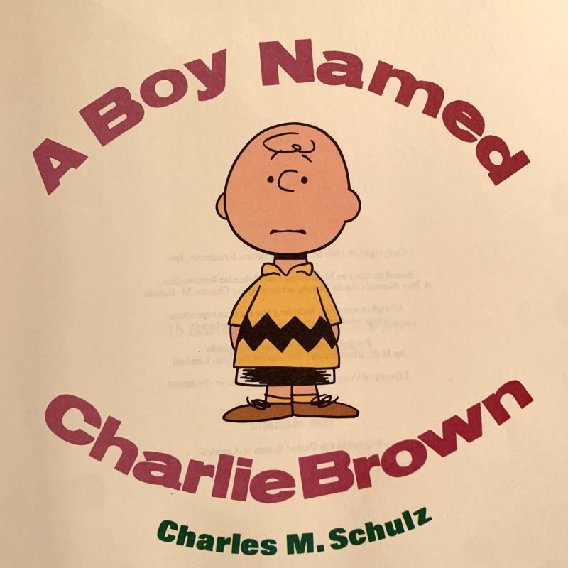 画像: VINTAGE SNOOPY Cartoon book A Boy Named Charlie Brown
