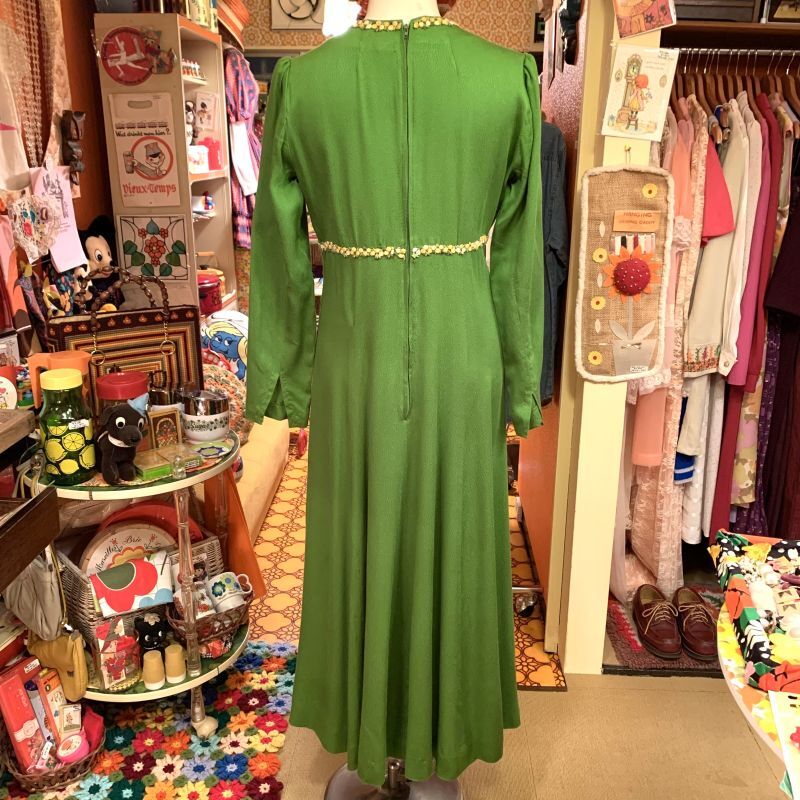 画像: Flower line vintage dress