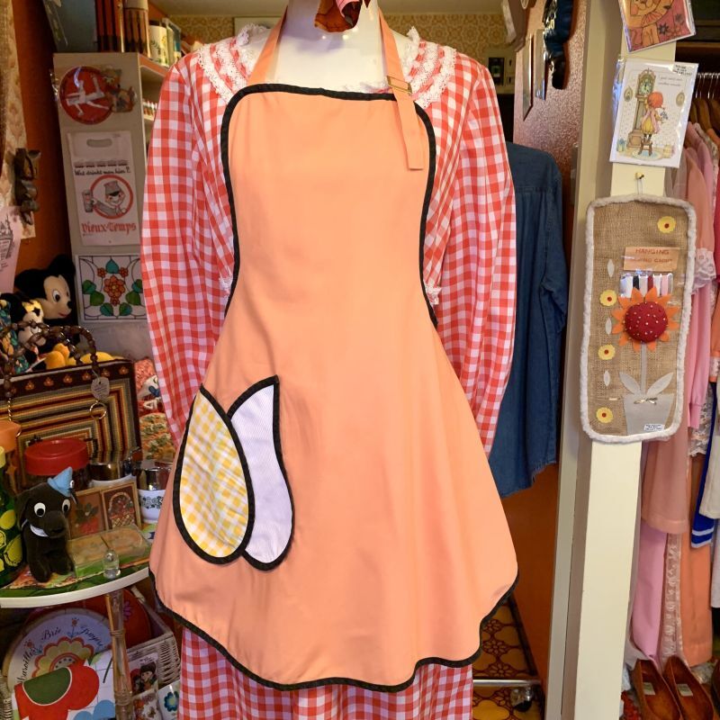 画像4: Tulip patch pocket apron