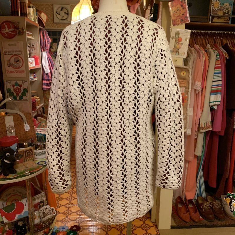 画像: Crochet cardigan