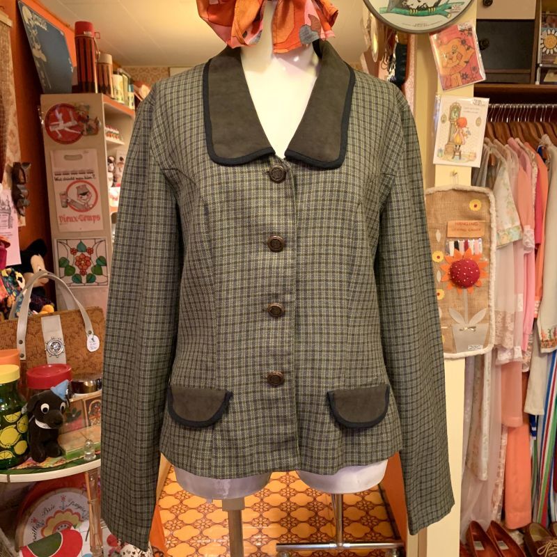 画像: GR/BL Plaid jacket