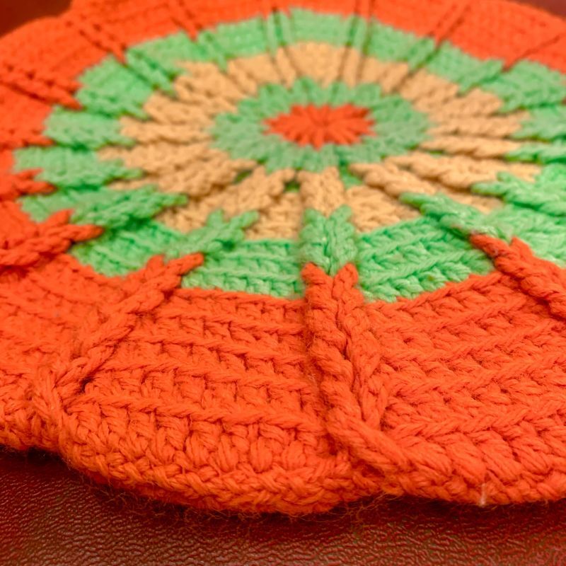 画像: Vintage knit circle