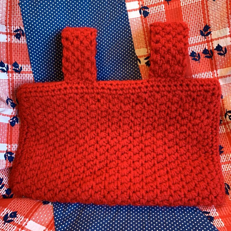 画像: Red Knit Bag