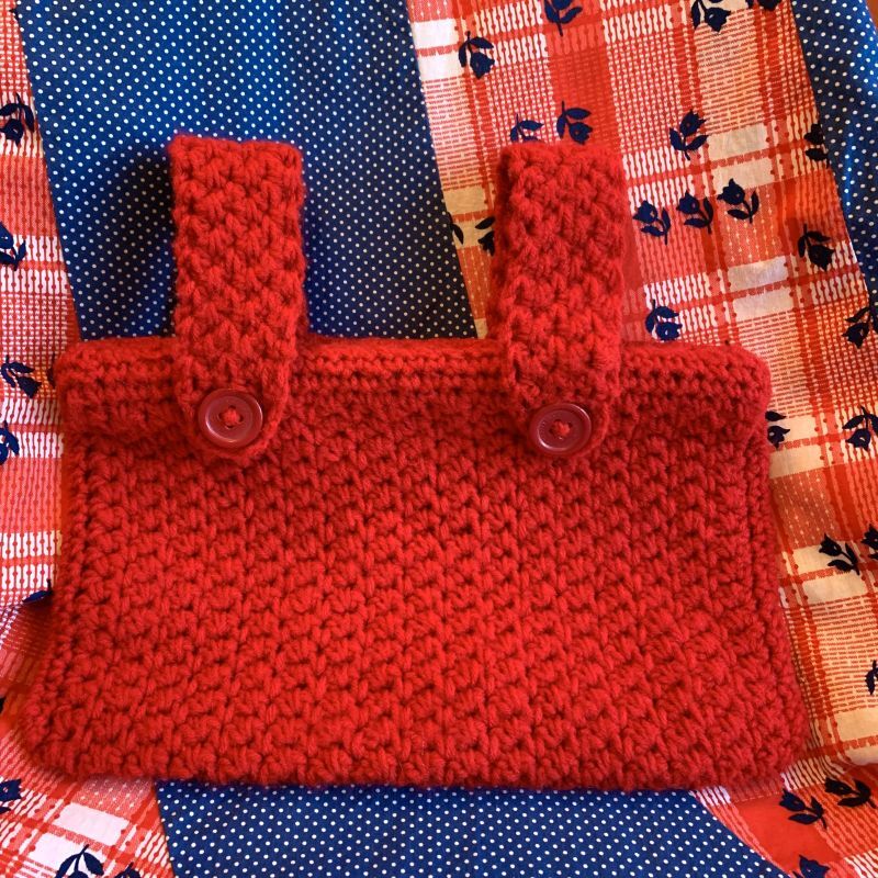 画像: Red Knit Bag