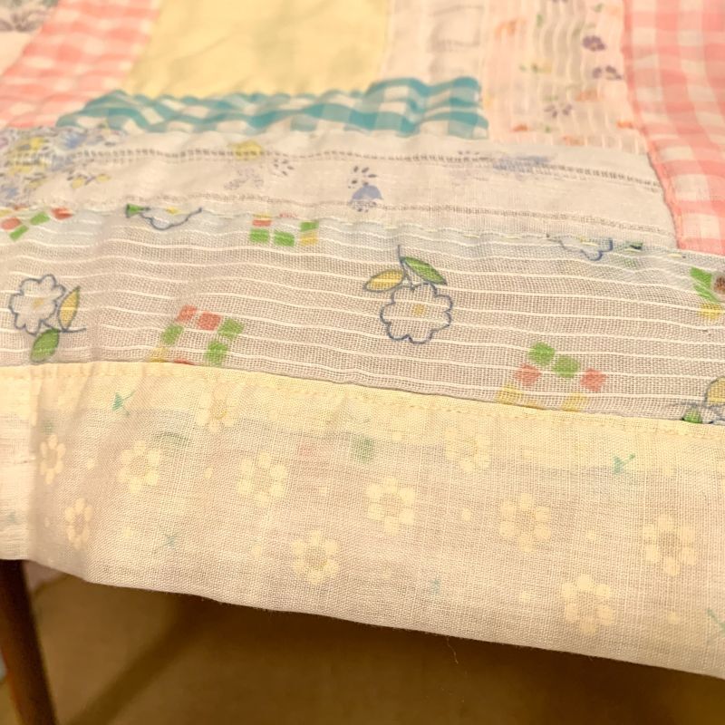 画像: Vintage patchwork quilt cover