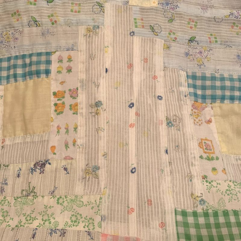 画像: Vintage patchwork quilt cover