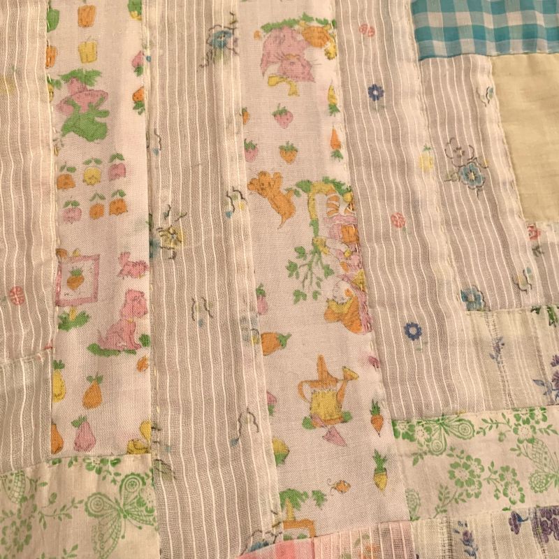 画像: Vintage patchwork quilt cover