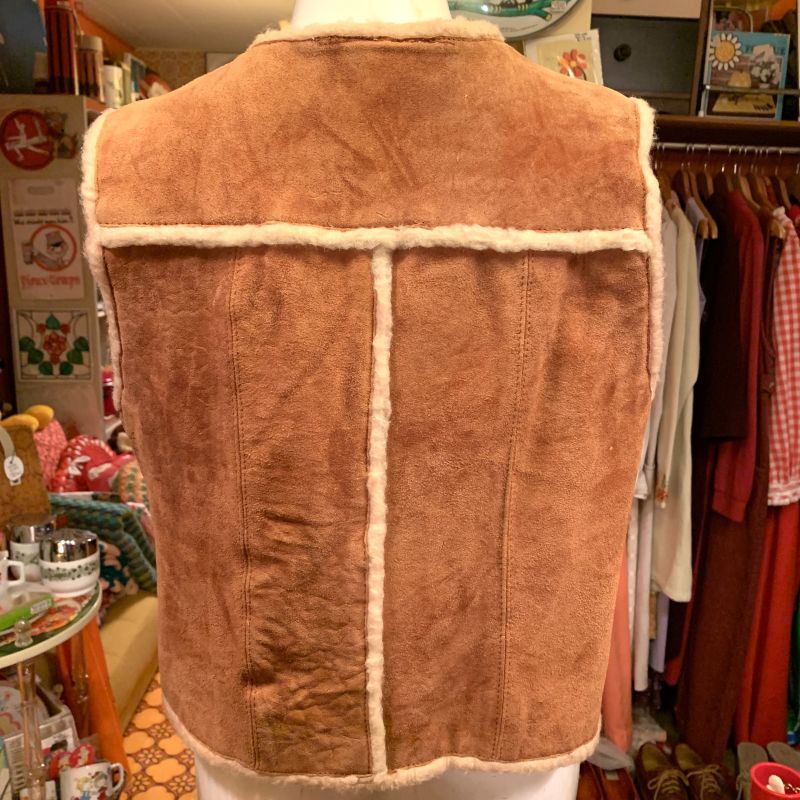 画像: Vintage bore suede vest