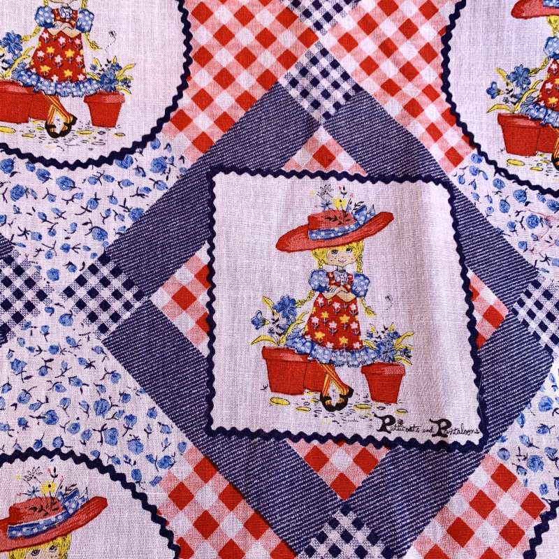 画像: Hatgirl patchwork pattern cut cloth