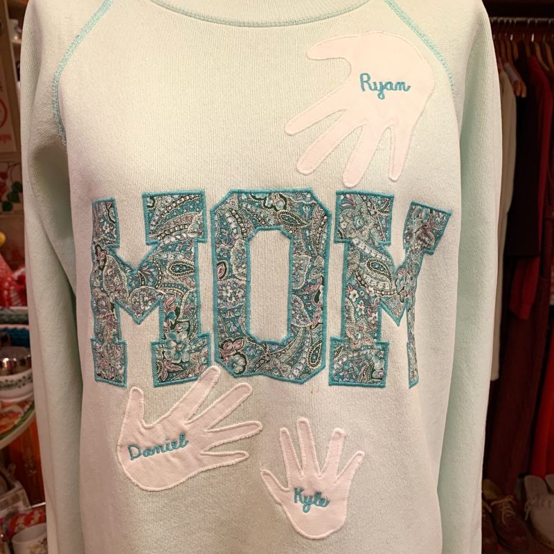 画像: MOM&HAND patchwork vintage sweat