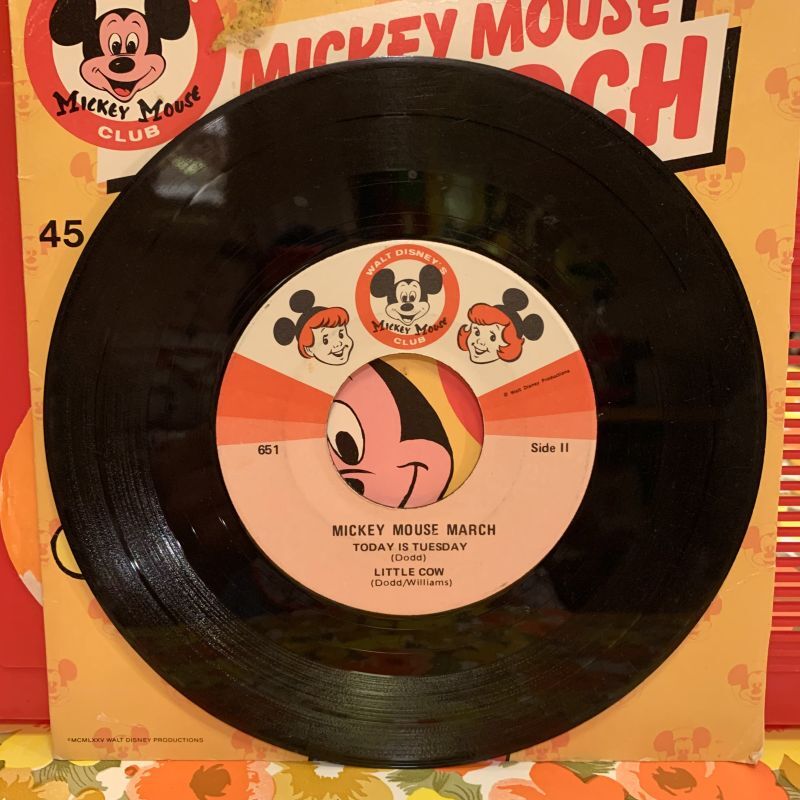 画像: MICKEY MOUSE MARCH 45RPM