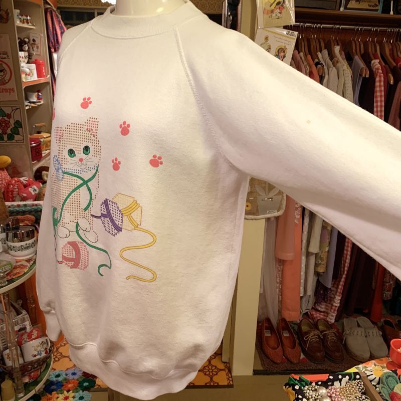 画像: Cat patterned sweat