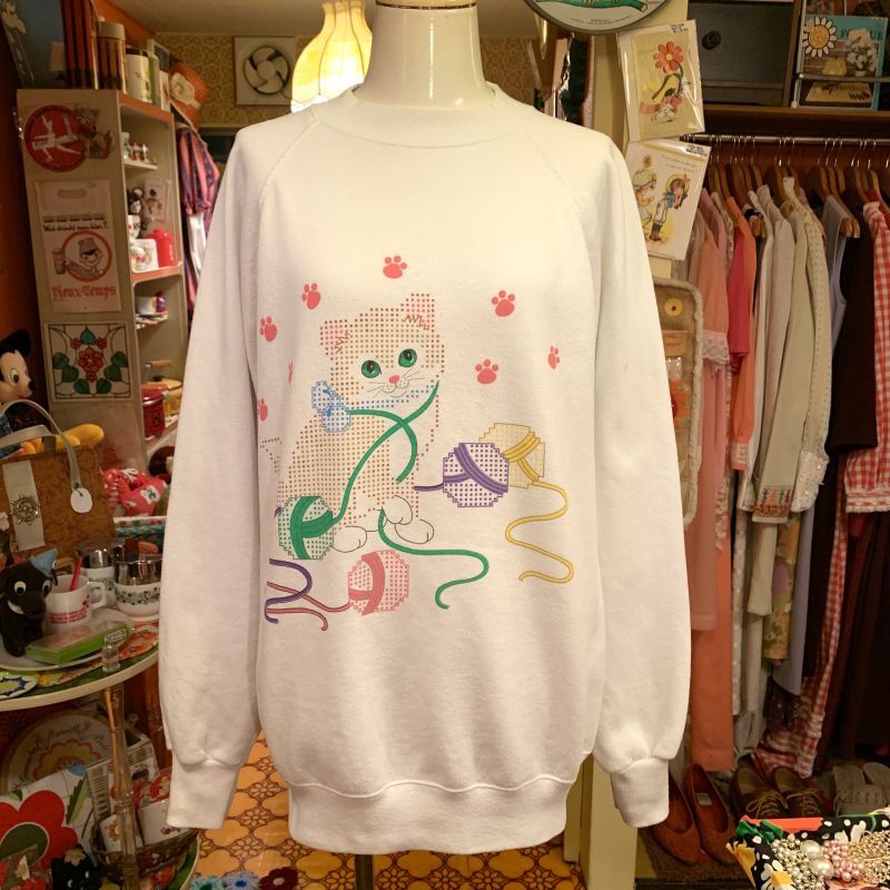 画像: Cat patterned sweat