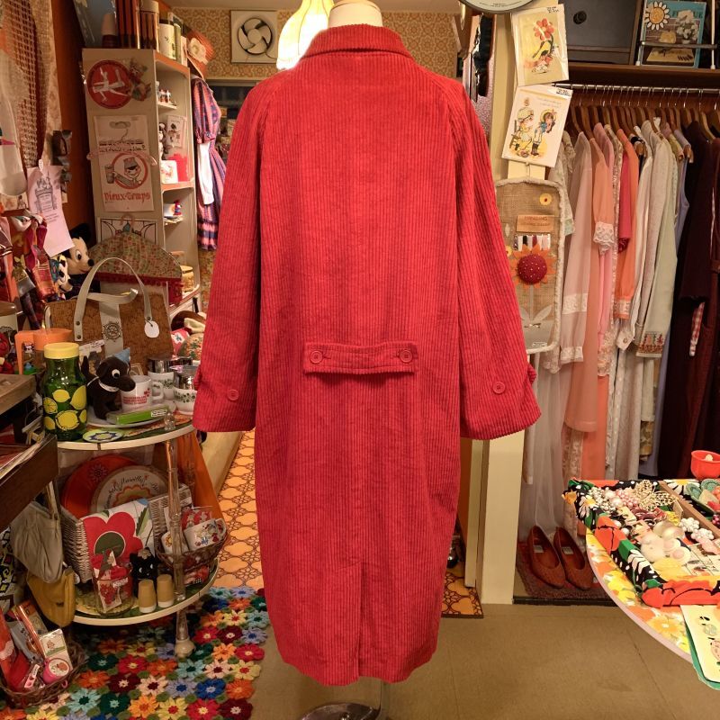 画像: Owl patch corduroy coat