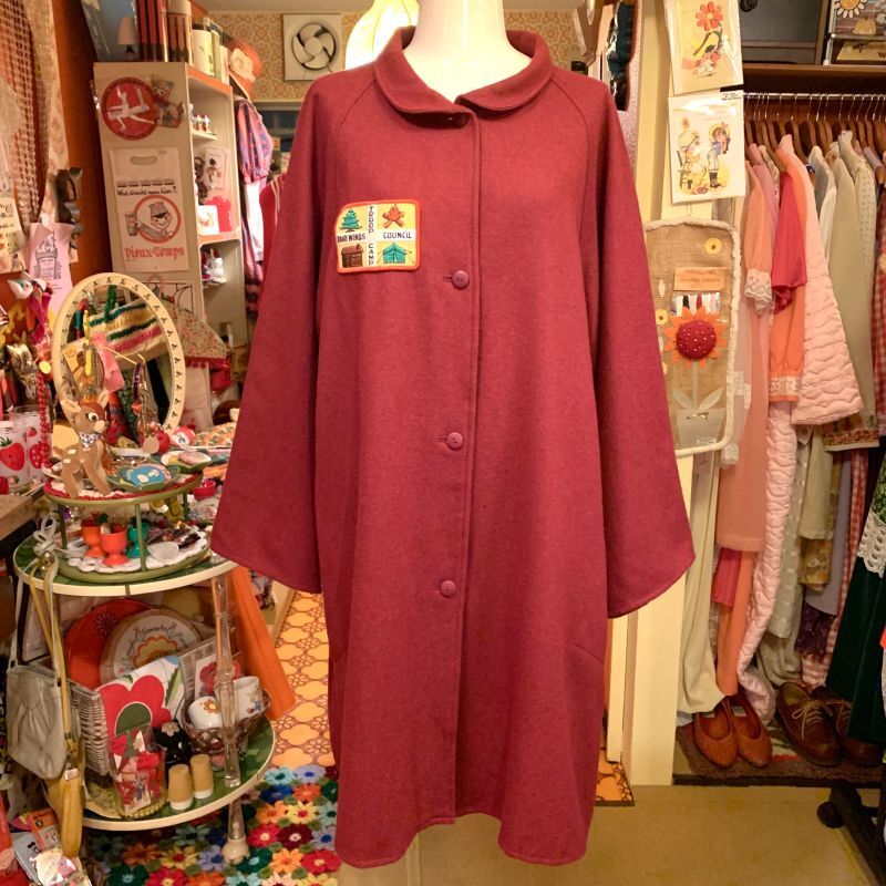 画像: Bordeaux A line coat