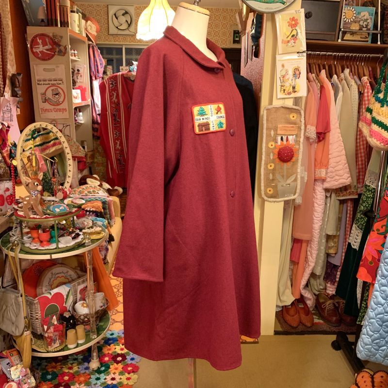 画像: Bordeaux A line coat