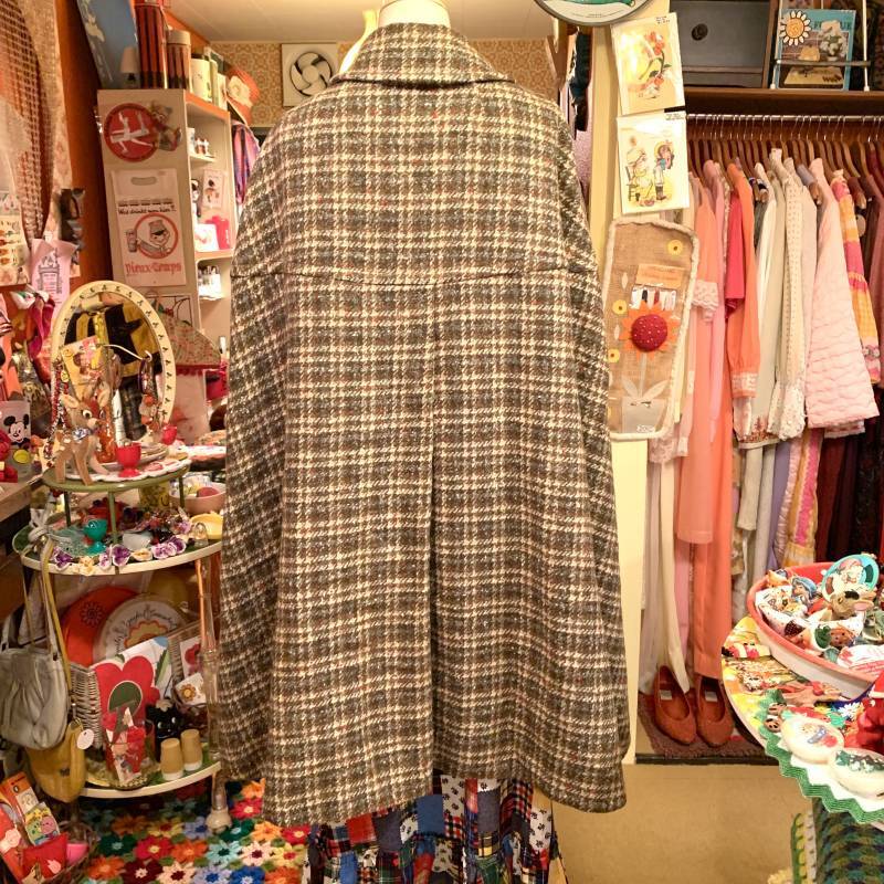 画像: PENDLETON Plaid wool poncho