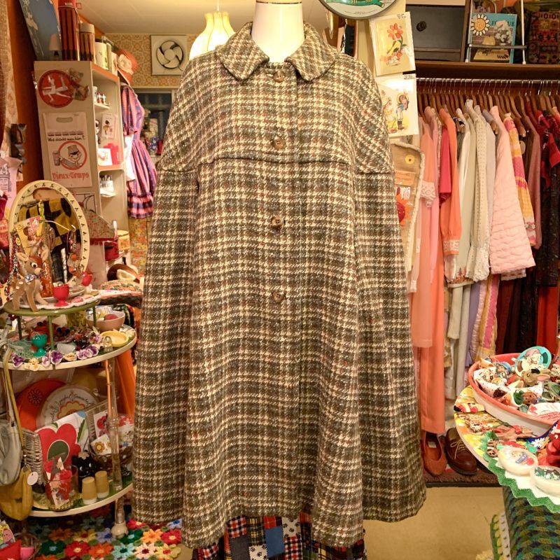 画像: PENDLETON Plaid wool poncho