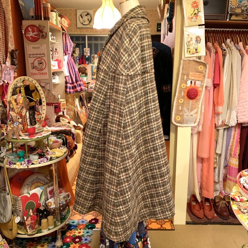 画像: PENDLETON Plaid wool poncho